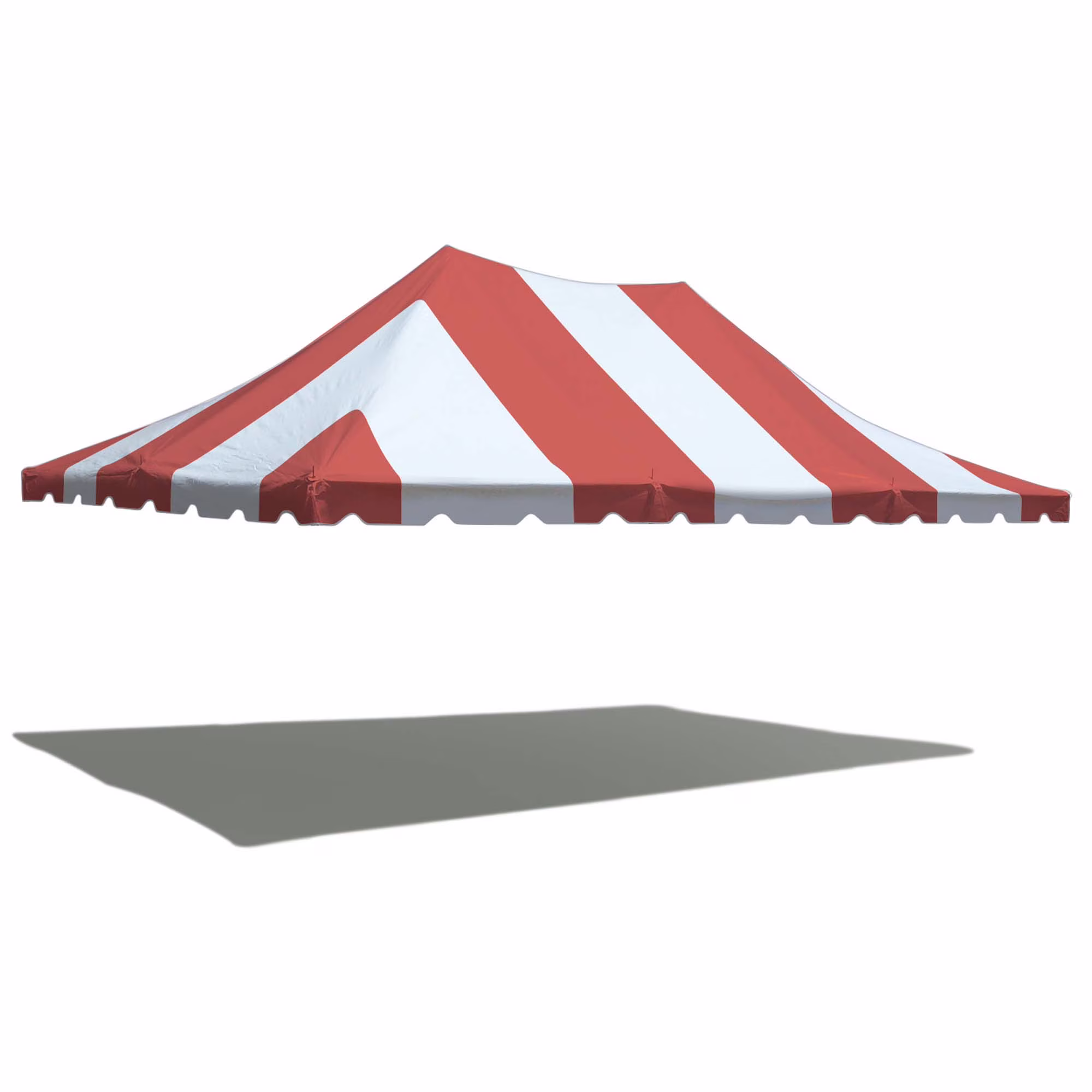 TentandTable Outdoor Canopy Event Pole Tent, Top Only, Red, 20 ft x 30 ft