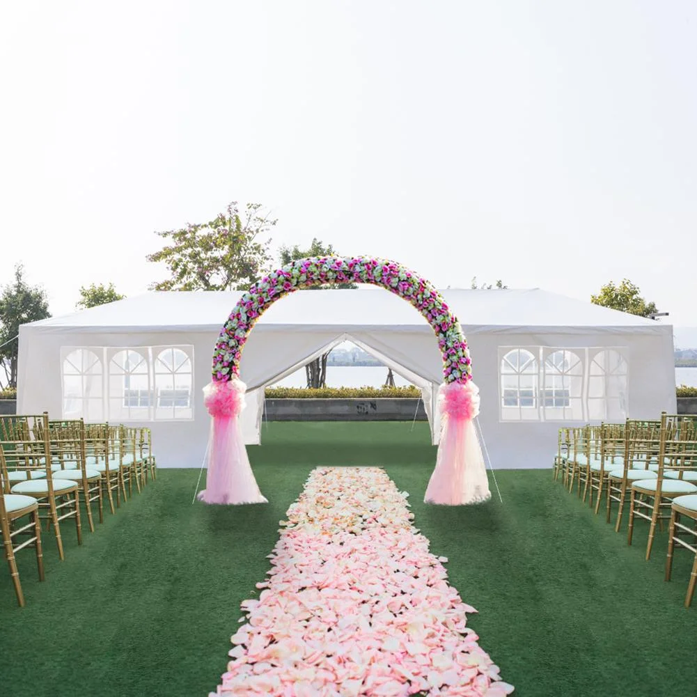 Aousin 3x9m Eight Sides Waterproof White Large Parking Shed Wedding Party Outdoor Camping Tent