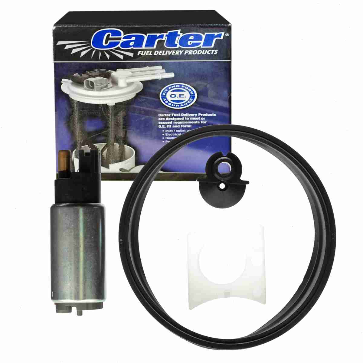 Carter Fuel Pump & Strainer Set compatible with Jeep Wrangler 2.5L 4.0L L4 L6 1997-2002
