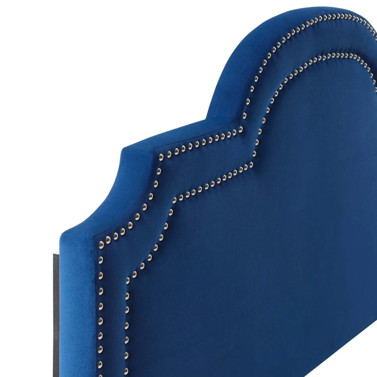 Belinda Performance Velvet Full or Queen Headboard Navy