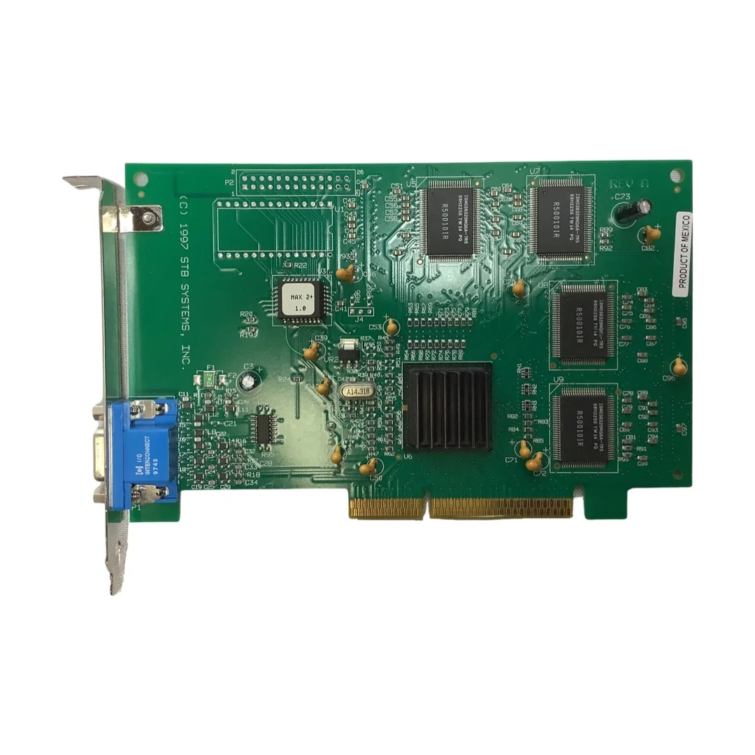 STB Permedia 2 MS AGP 8MB Video Card 1X0-0644-407 01K4342 01K4341