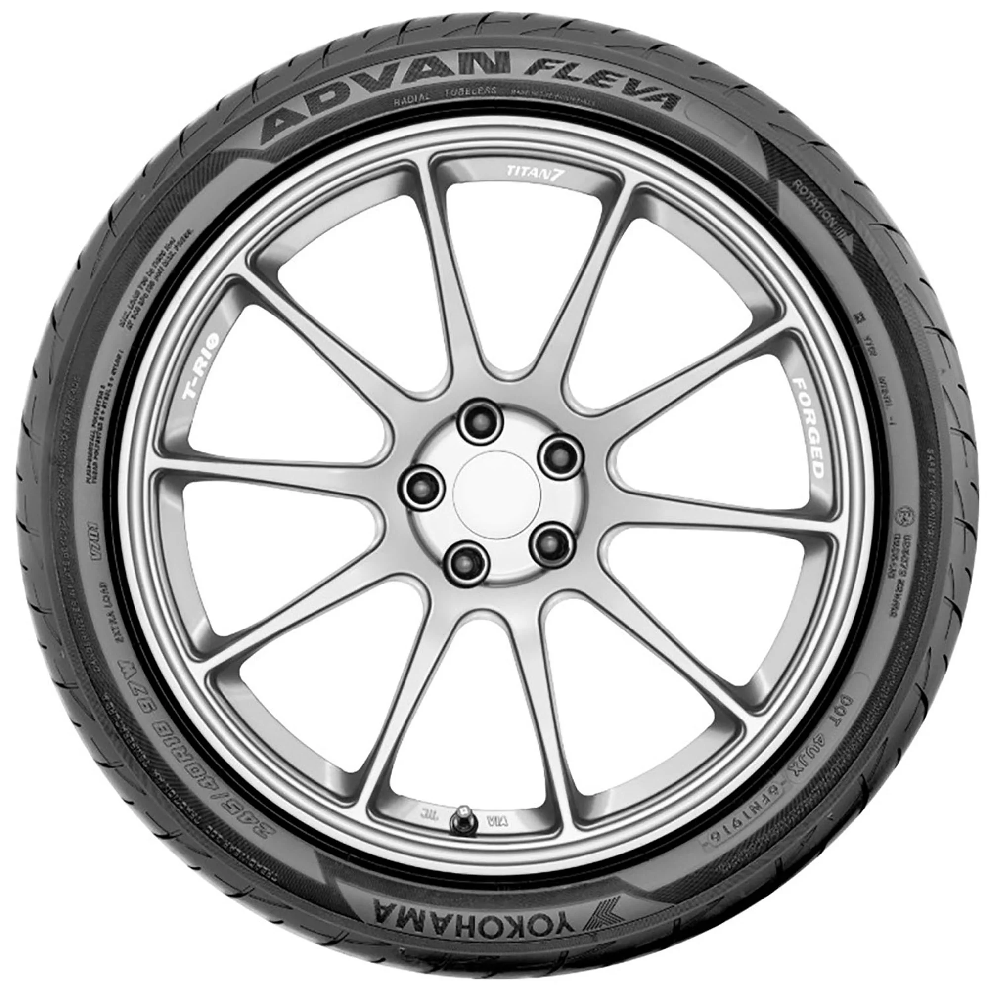Yokohama Advan Fleva 215/45R17XL 91W BW Summer Tire