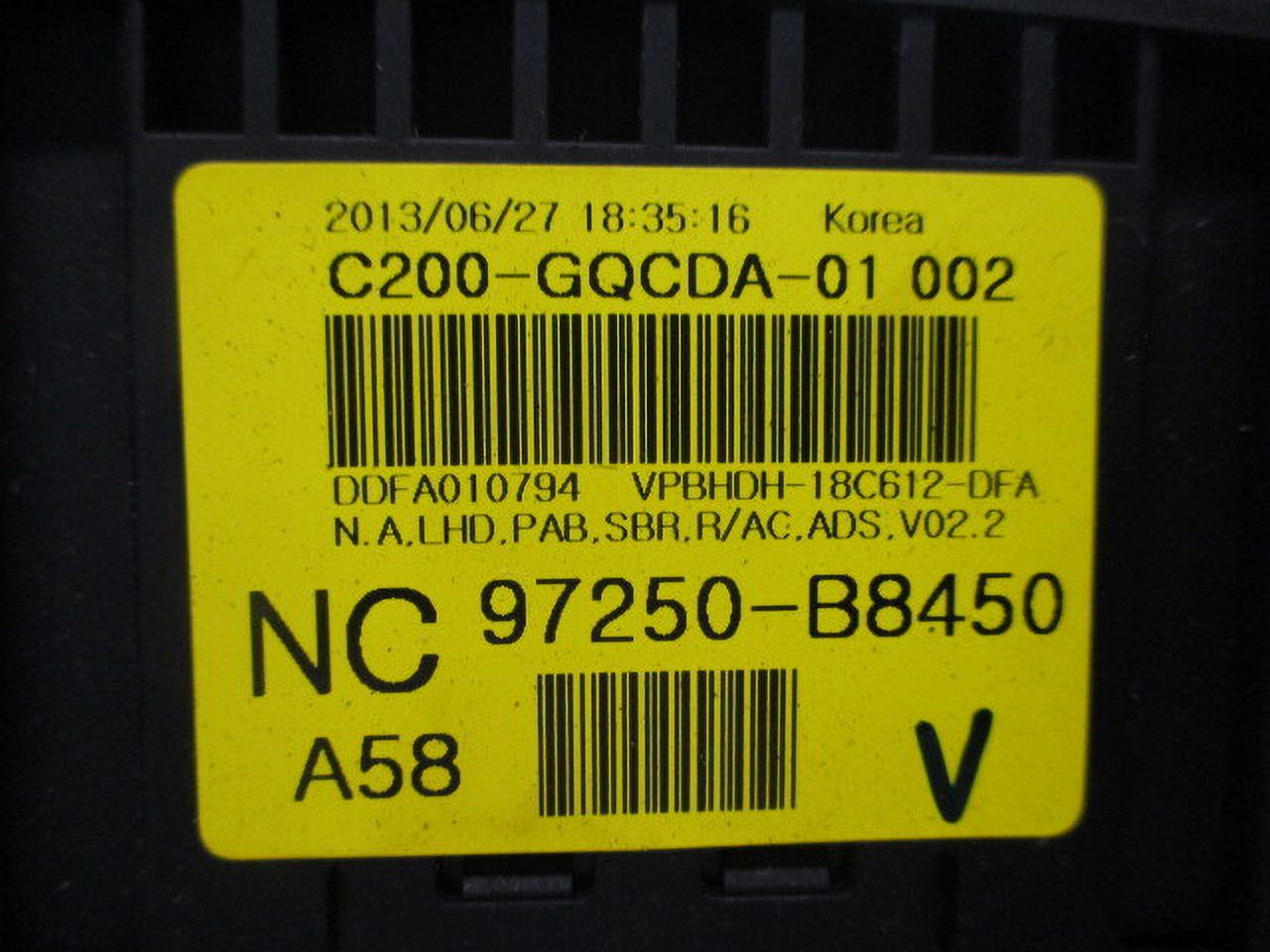 Pre-Owned 2013 2014 2015 2016 Hyundai Santa Fe AC Temperature Control w/Navigation OEM (Good)