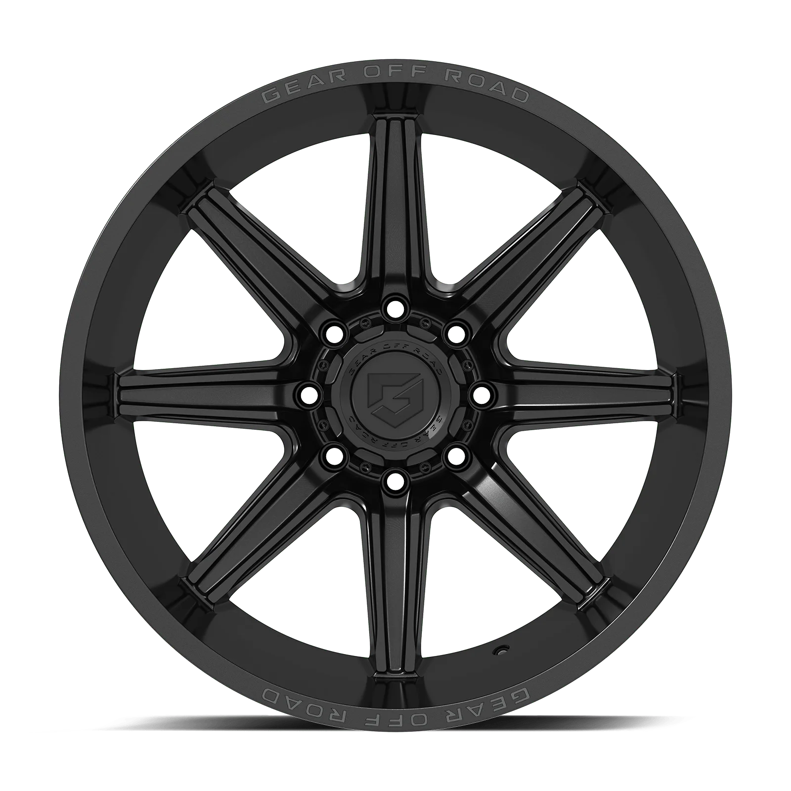 Gear Off Road 765B 765B-2105219 20X10 5X5.50 / 5X150 (-19) G/A 765B (HB 110.2) Gloss Black w/Lip Logo A260803