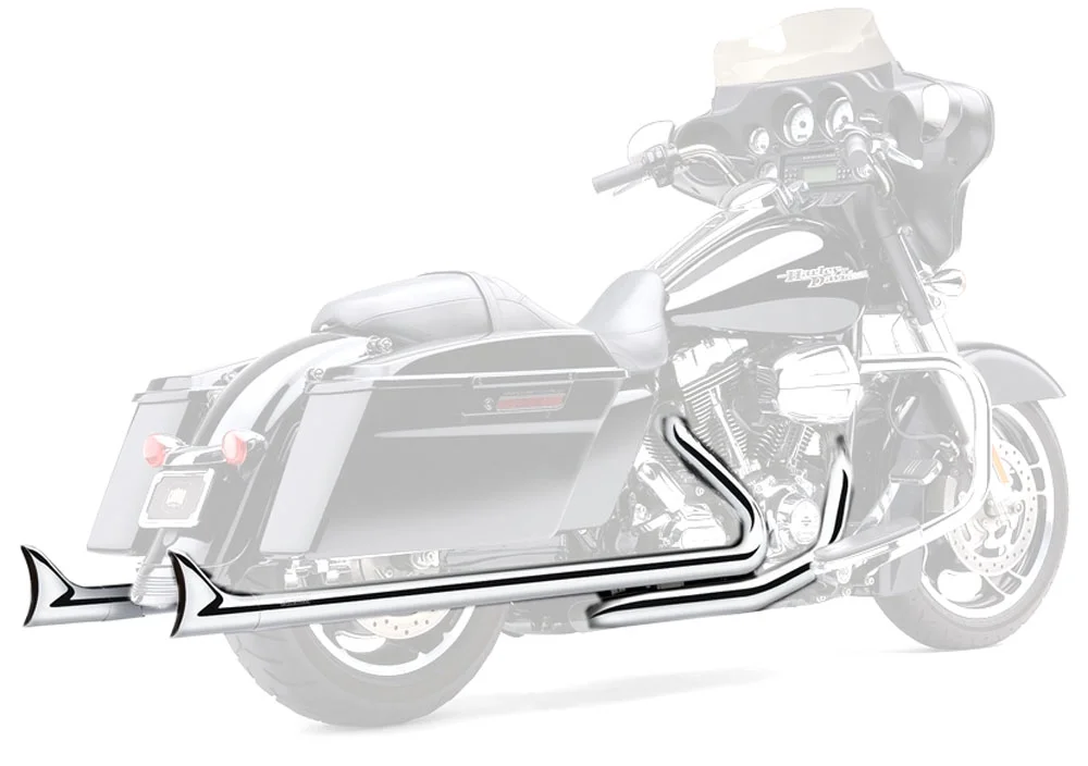 Cobra Speedster Dual Chrome Fishtail Tip Exhaust System (6975)