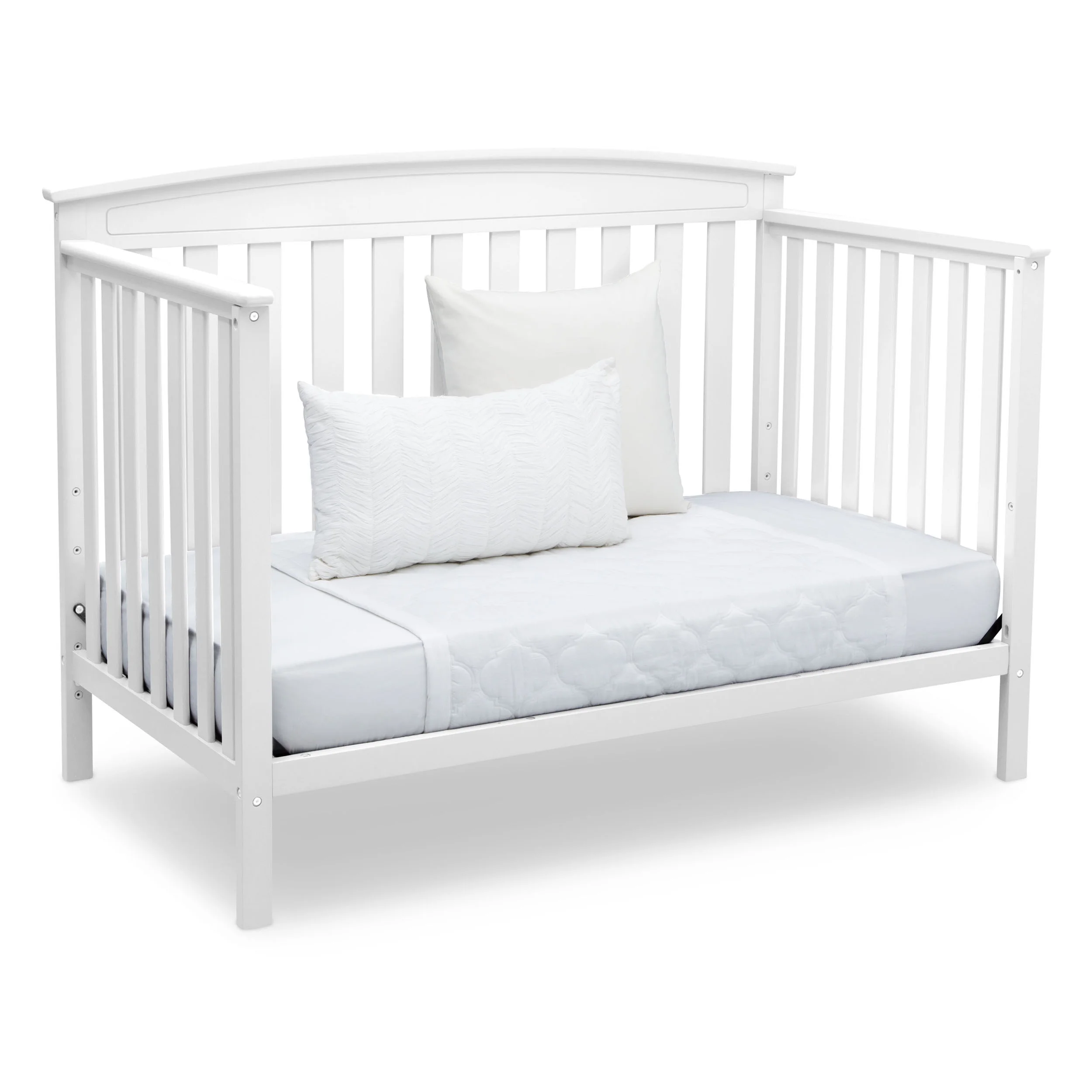 Delta Children Gateway 4-in-1 Convertible Baby Crib, White