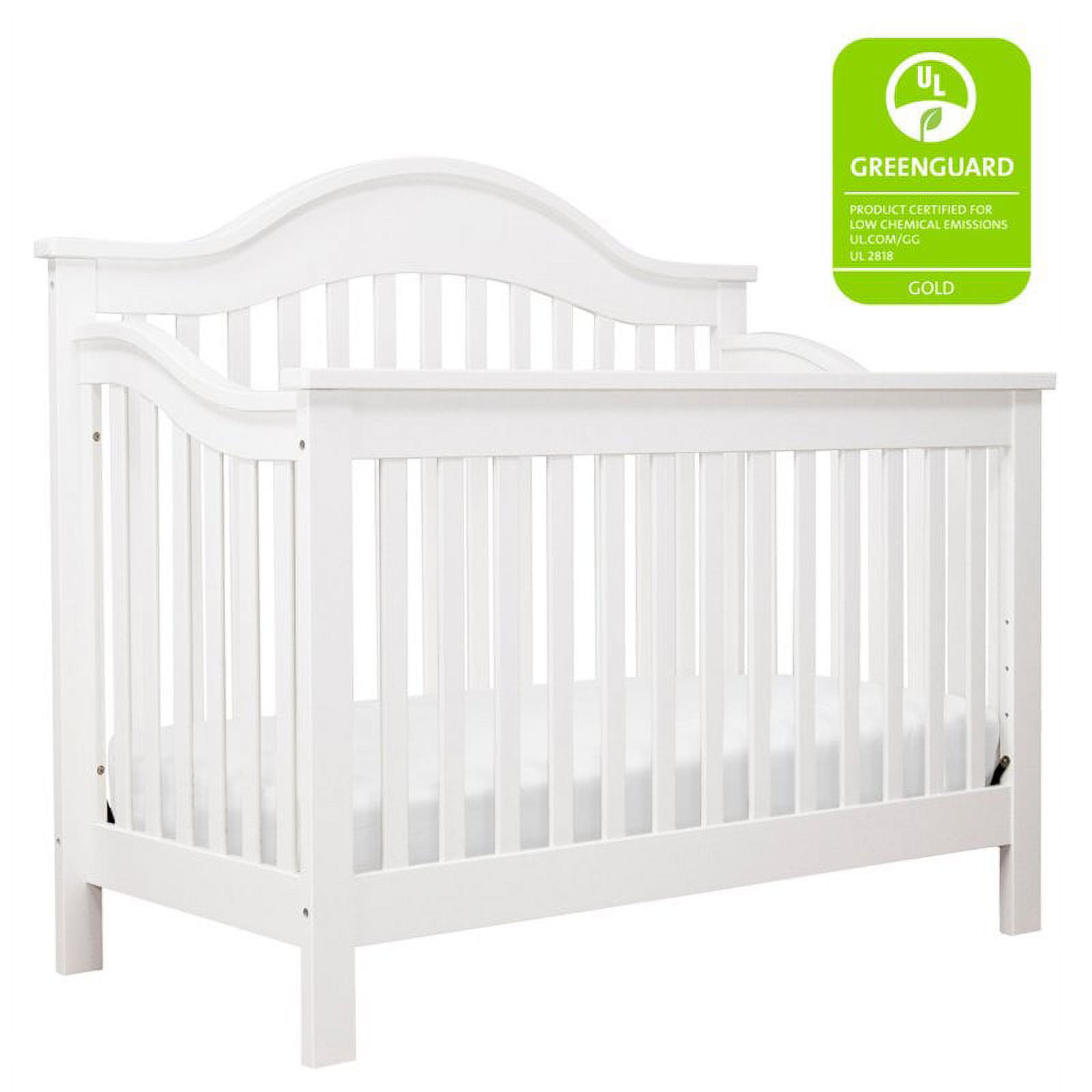 3 in 1 Convertible Crib Set with Matching Changing Table Dresser in White