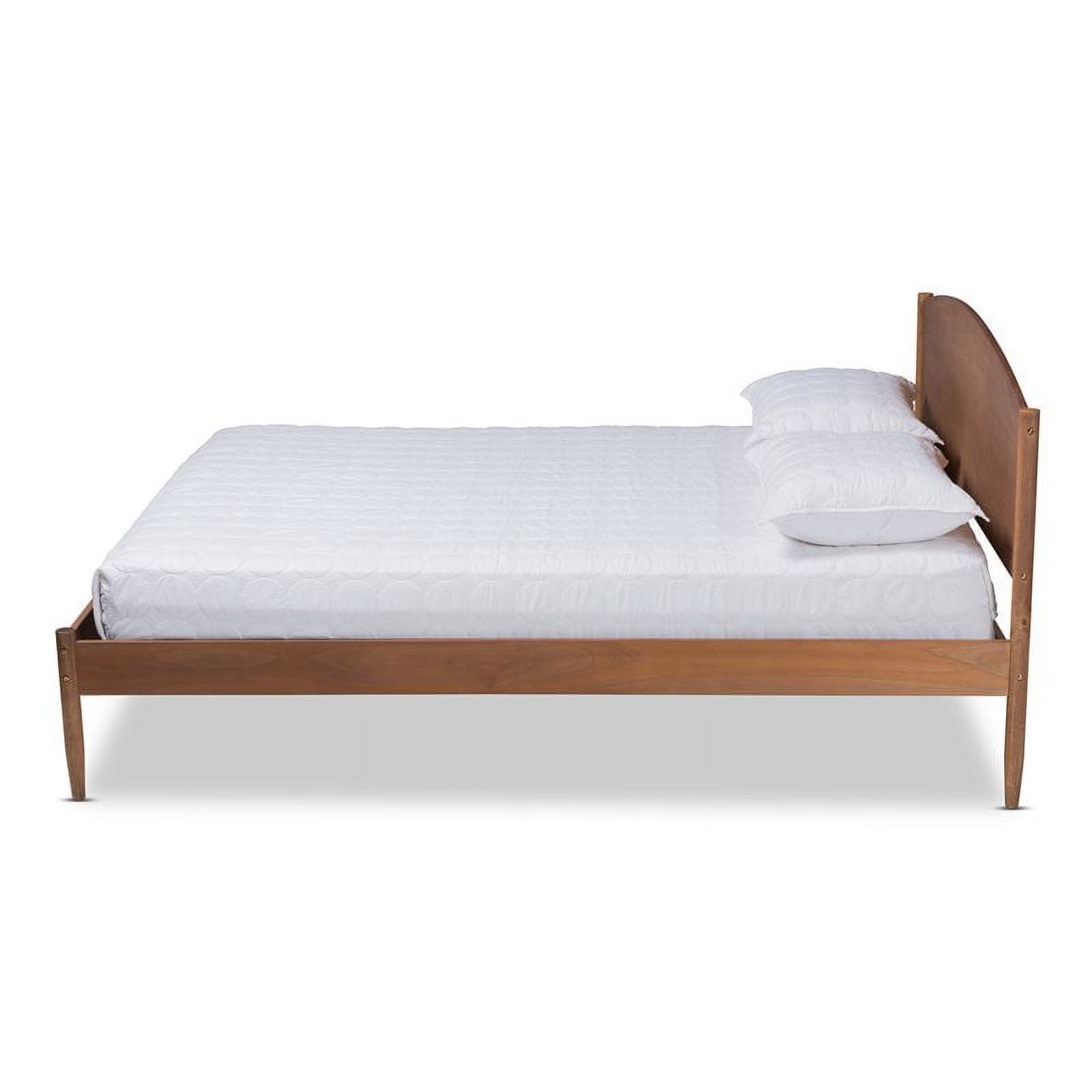 Bowery Hill King Size Ash Brown Finished Wood Platform Bed