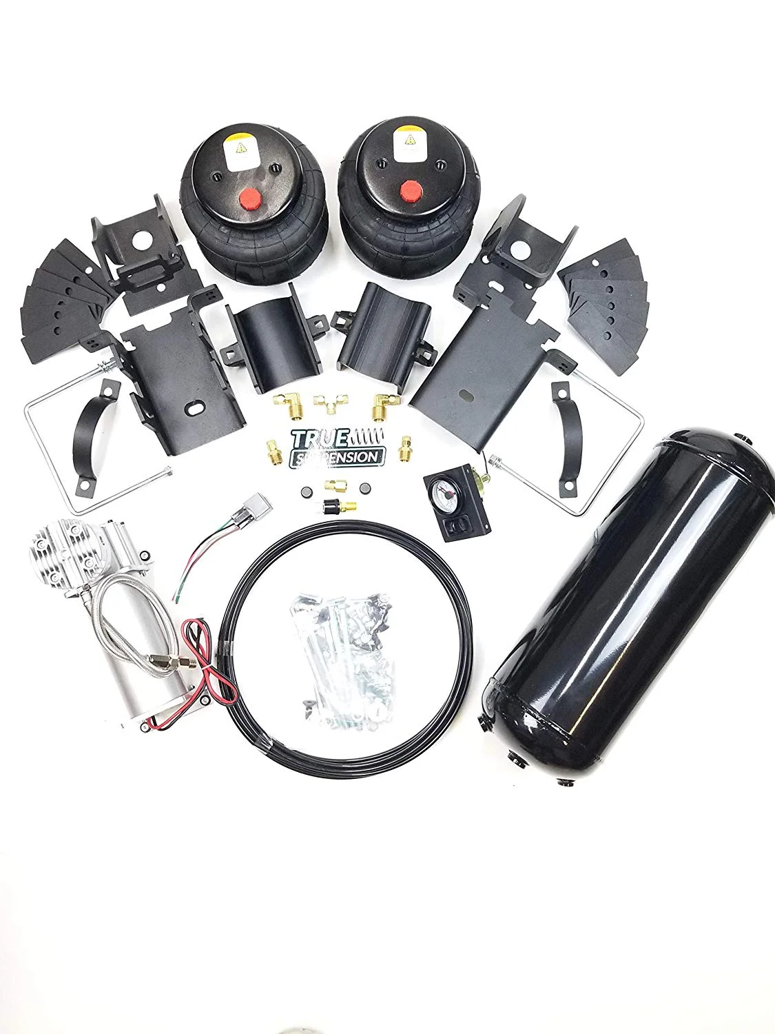 TS - Fits Ford F250 2WD Pickup Truck 11-16 Towing Assist Air Ride Suspension Kit Complete With Air Management Control
