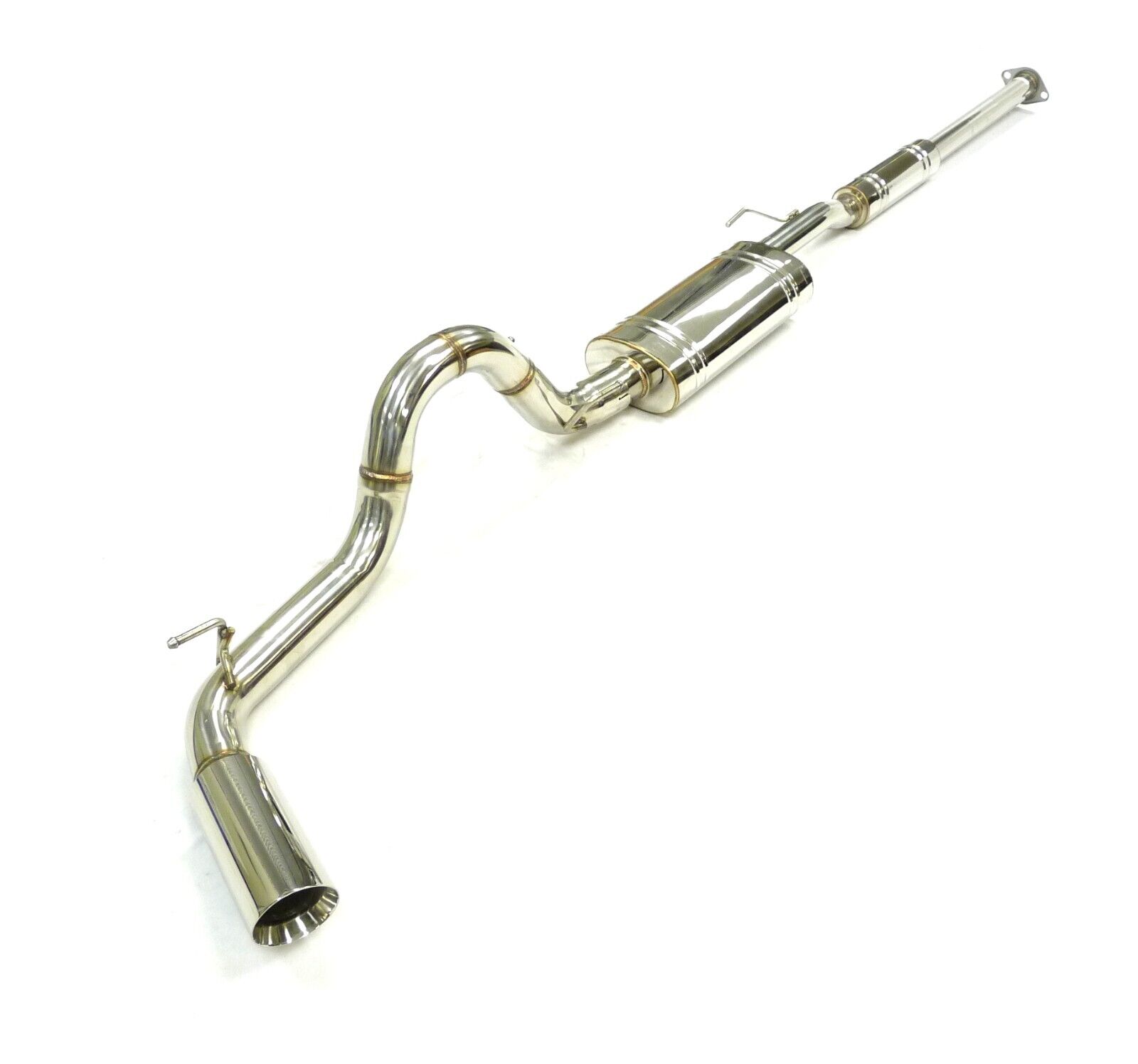 Stainless Catback Exhaust For 16 to 22 Toyota Tacoma 3.5L By OBX-RS