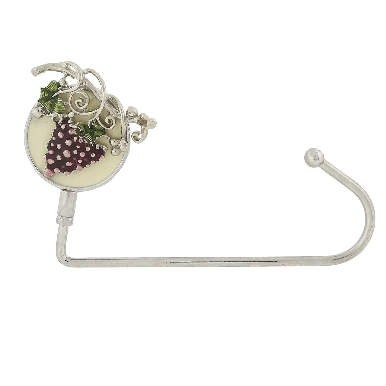 1928 Jewelry Purple Grapes On Vine Purse Holder