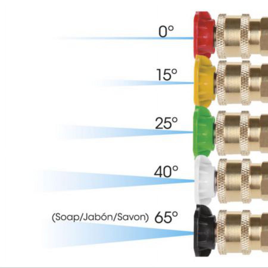 Autocraft Foam Cannon, Pressure Washer, 5 Nozzle Tips, 1 each, sold by each