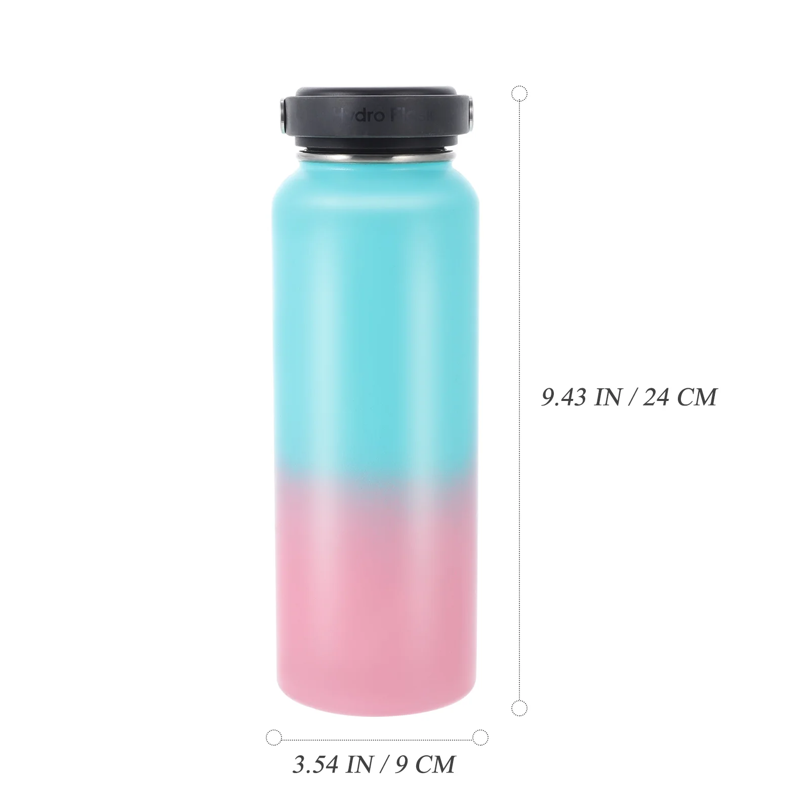 HOMEMAXS 1Pc Stylish Portable Thermal Water Cup Stainless Steel Gradient Color Vacuum Cup
