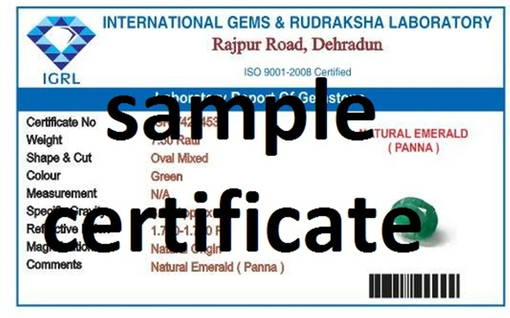 Divya Shakti 9.25-9.50 Carat Emerald Panna Gemstone Panchdhatu Ring for Women