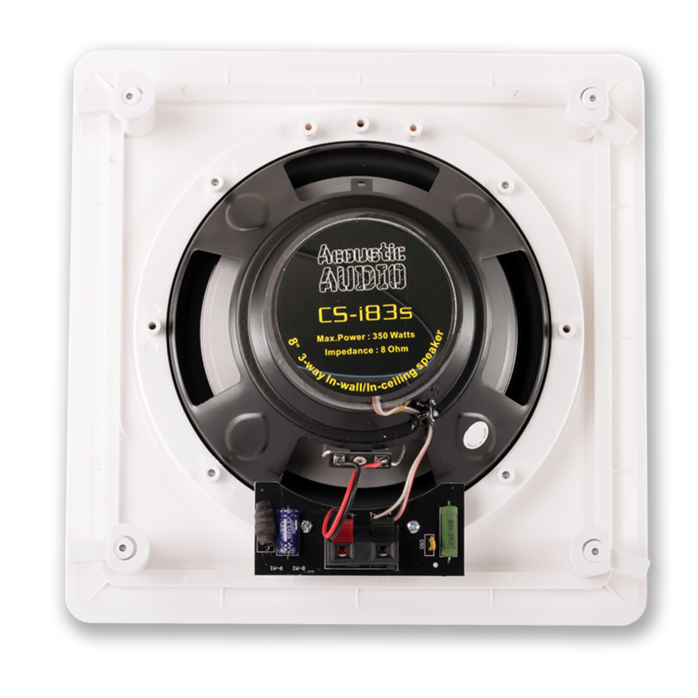 Acoustic Audio CSi83S Flush Mount In Ceiling Speakers with 8