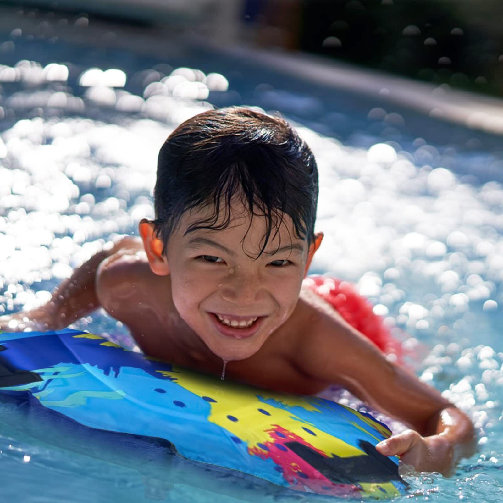 Inflatable Foldable Floating Bed Float Surfboard Beach Swimming Pool Raft Water