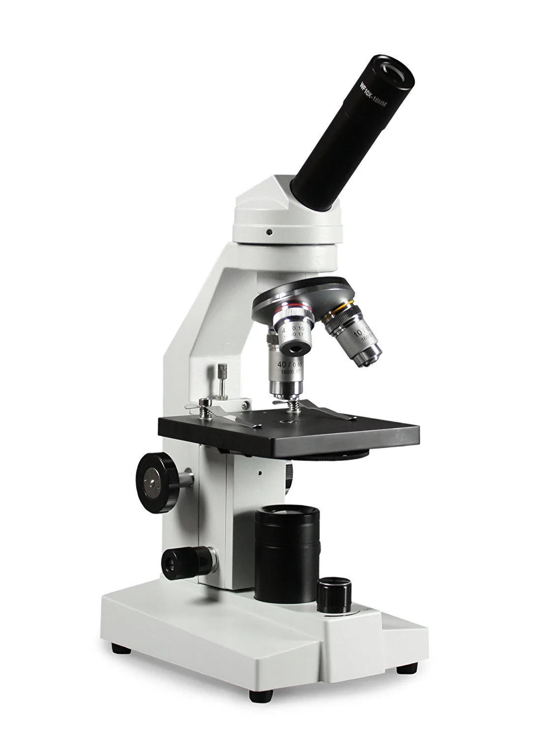 Vision Scientific LED Cordless Microscope, 40x- 800x Magnification, LED Illumination with Intensity Control, Coarse and Fine Focus, 110V, Rechargeable Battery