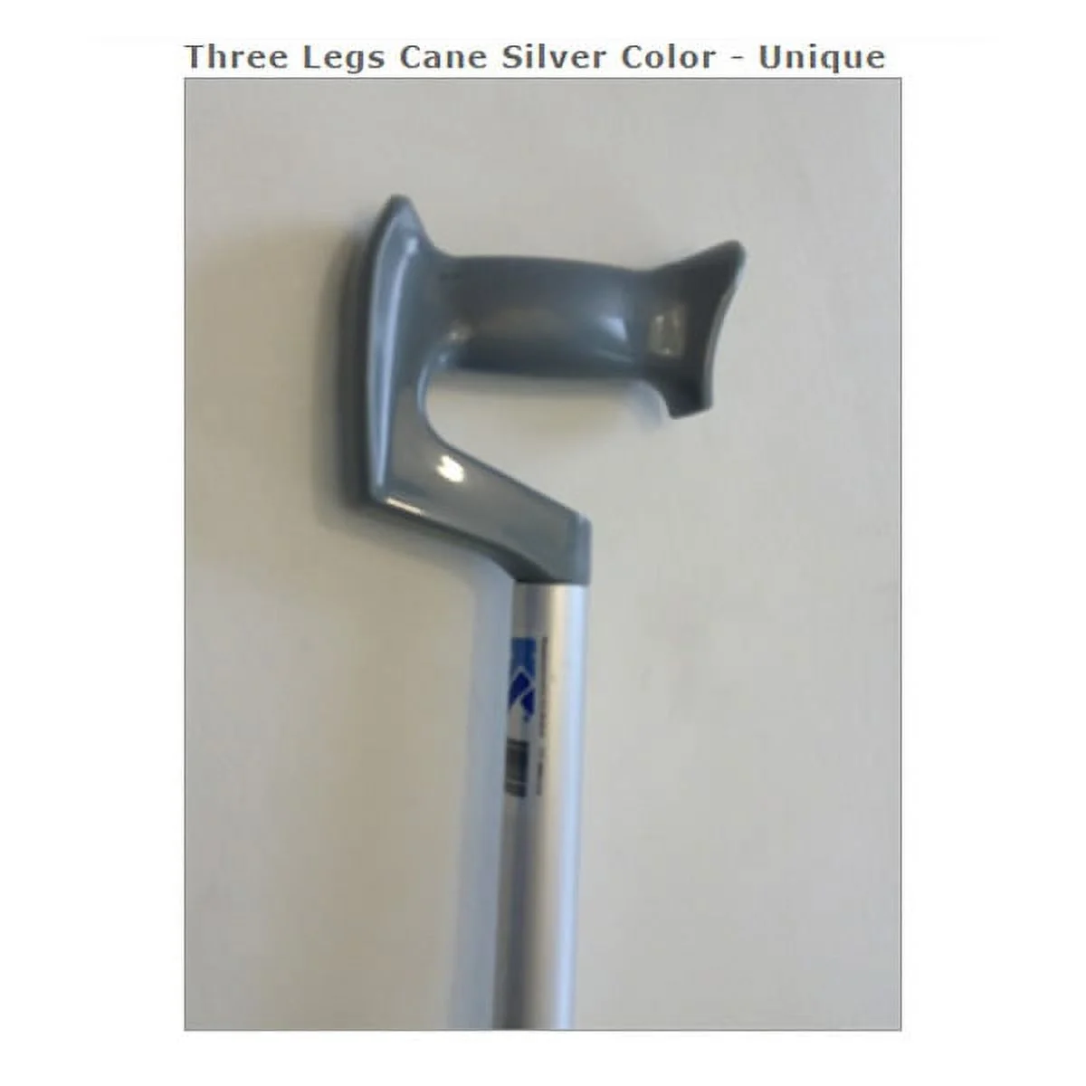 Three Legs Cane Aluminum Walking Adjustable Stick Lightweight Silver, Unique New