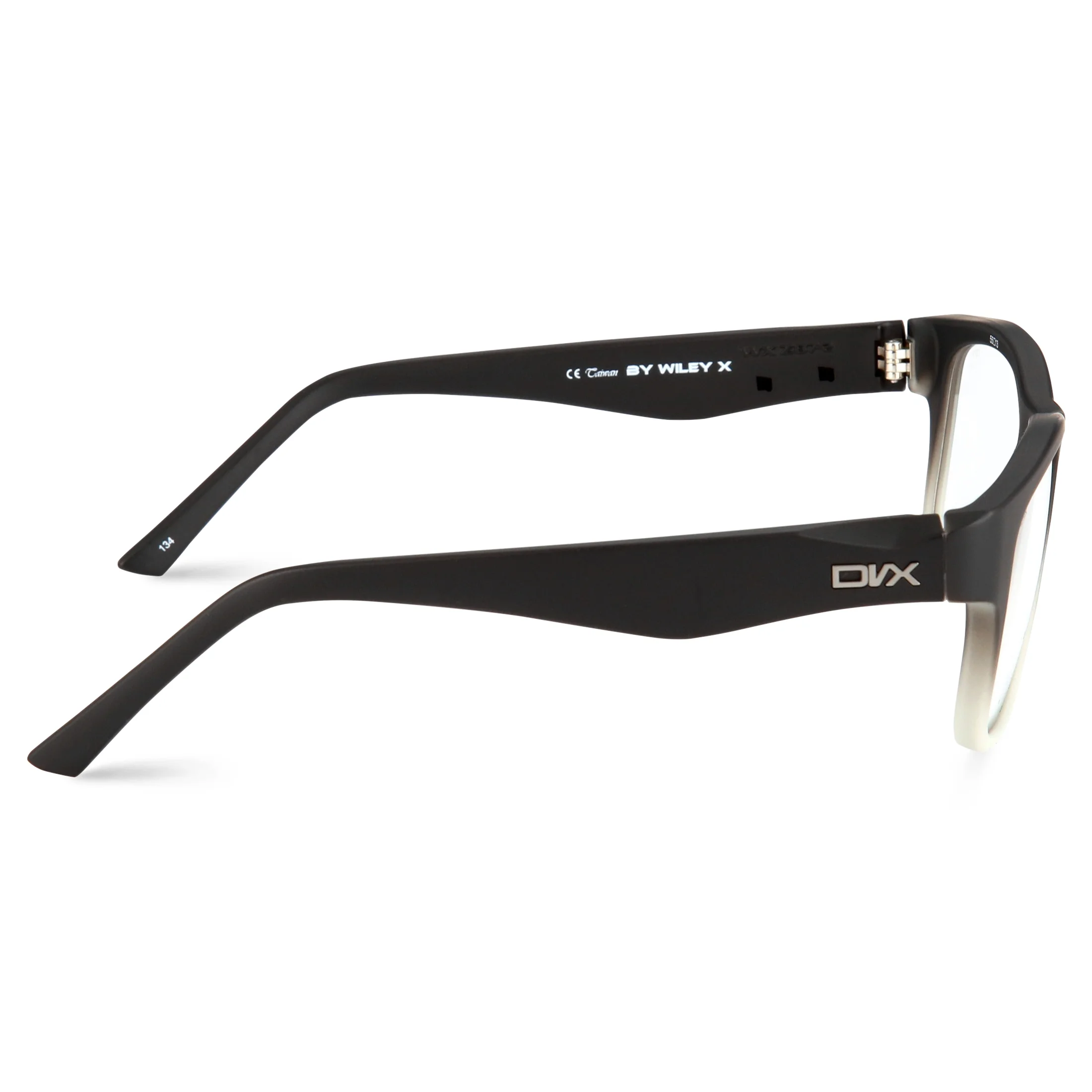 DVX Edge Black Safety Glasses - ANSI Z87.1 - OSHA Compliant RX Ready