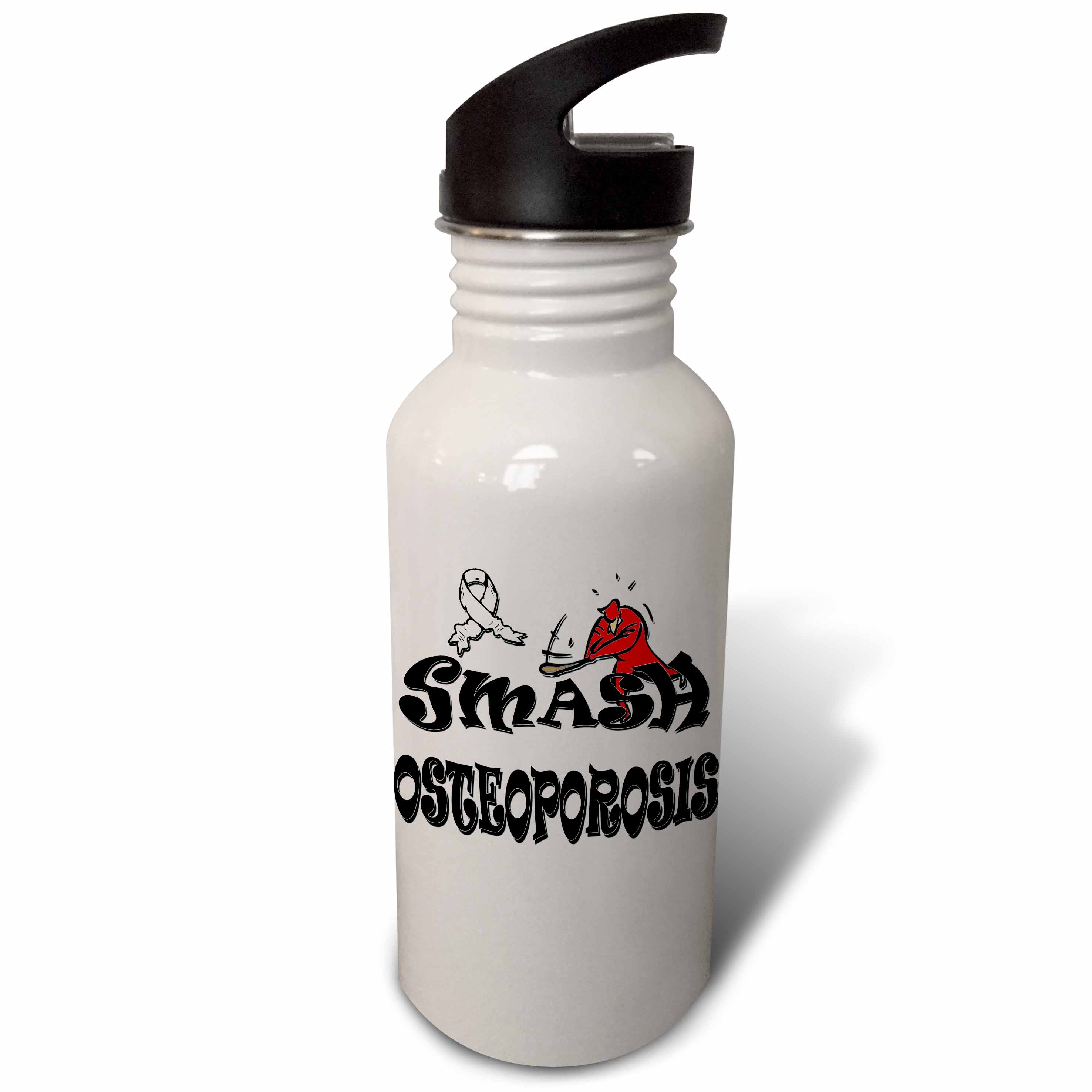 Smash Osteoporosis 21 oz Sports Water Bottle wb-196020-1
