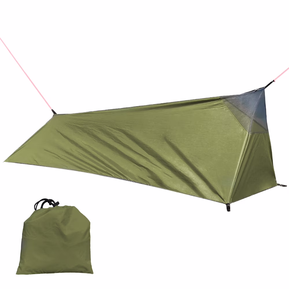 Apexeon Lightweight Single Person Tent with Mosquito Net, Camping Sleeping Bag Tent - Ideal for Backpacking and Hiking Trips