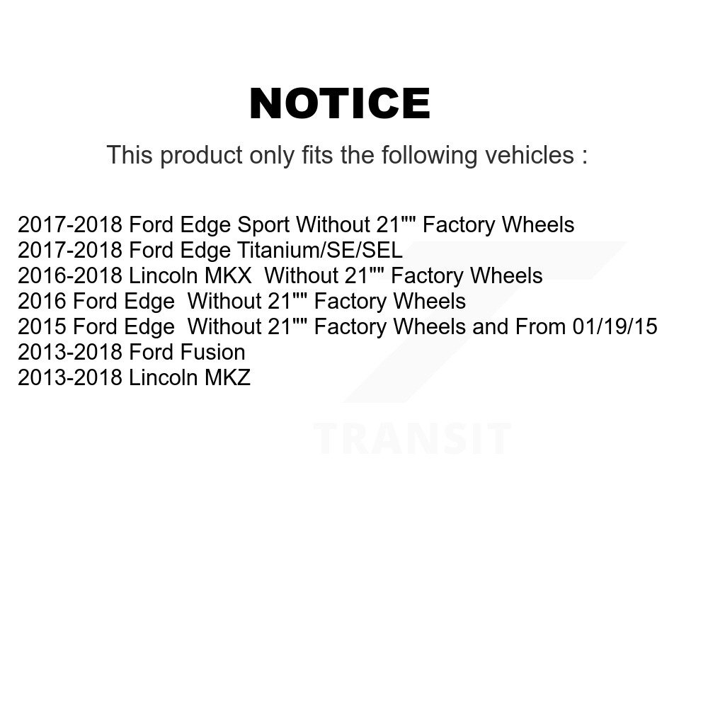 Transit Auto - Front Left (Driver) Steering Tie Rod End & Boot Kit For Ford Fusion Edge Lincoln MKZ MKX KTB-100478