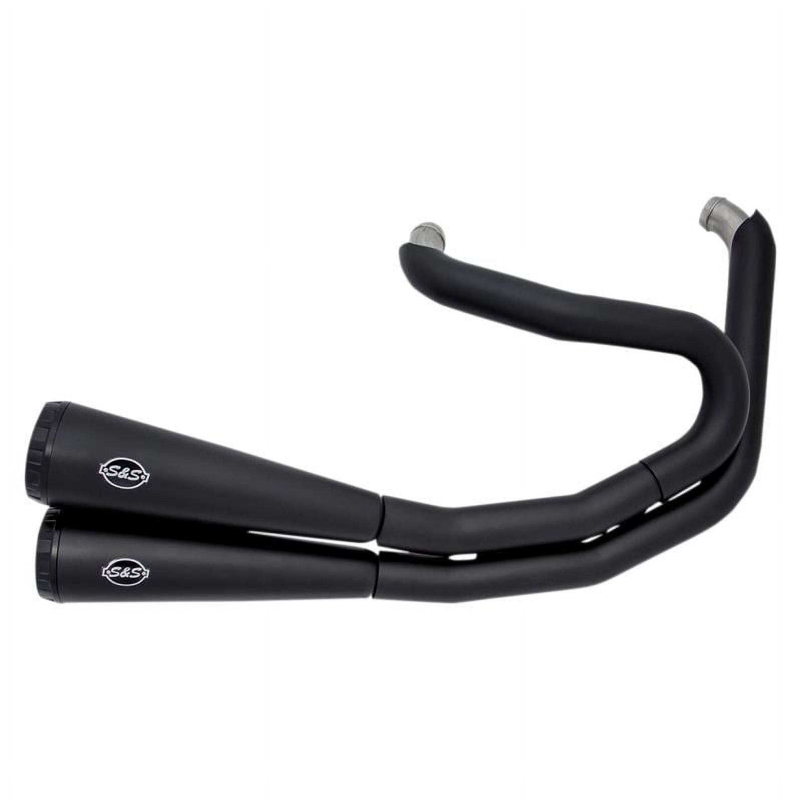 S&S Cycle 550-0742 Grand National 2-Into-2 Exhaust Systems - Black Ceramic