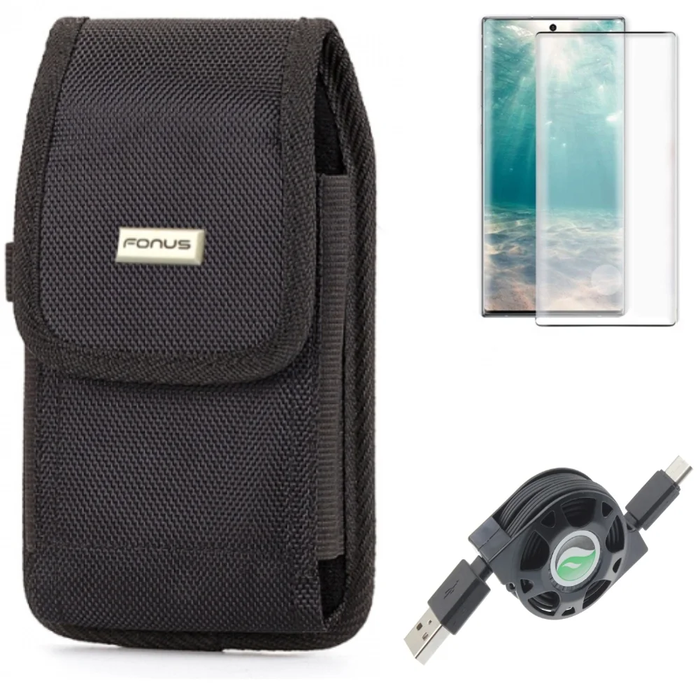 Screen Protector & USB Cable & Case Belt Clip for Samsung Galaxy Note 20 (6.7
