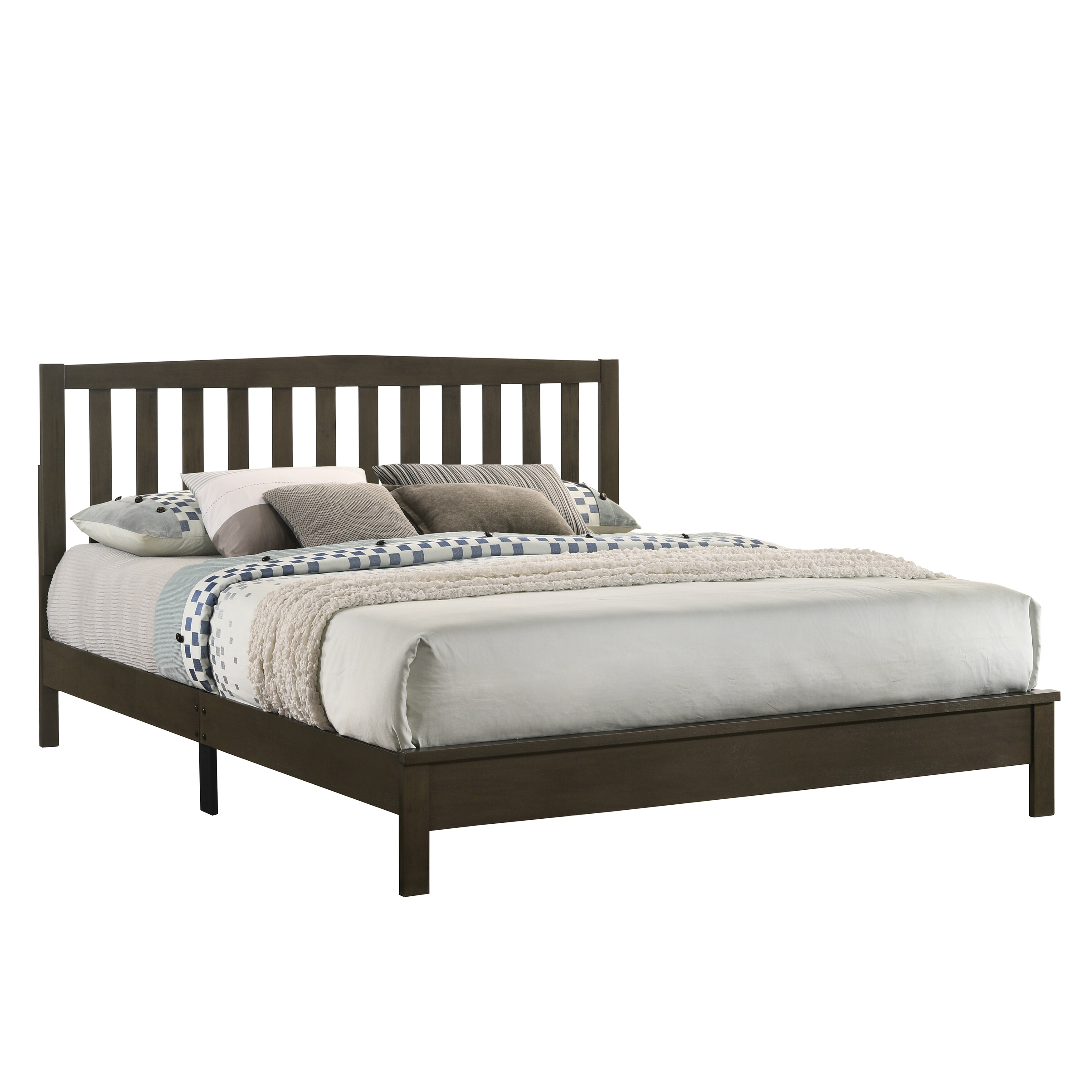 New Classic Furniture  Hamby Platform Bed Queen - Gray