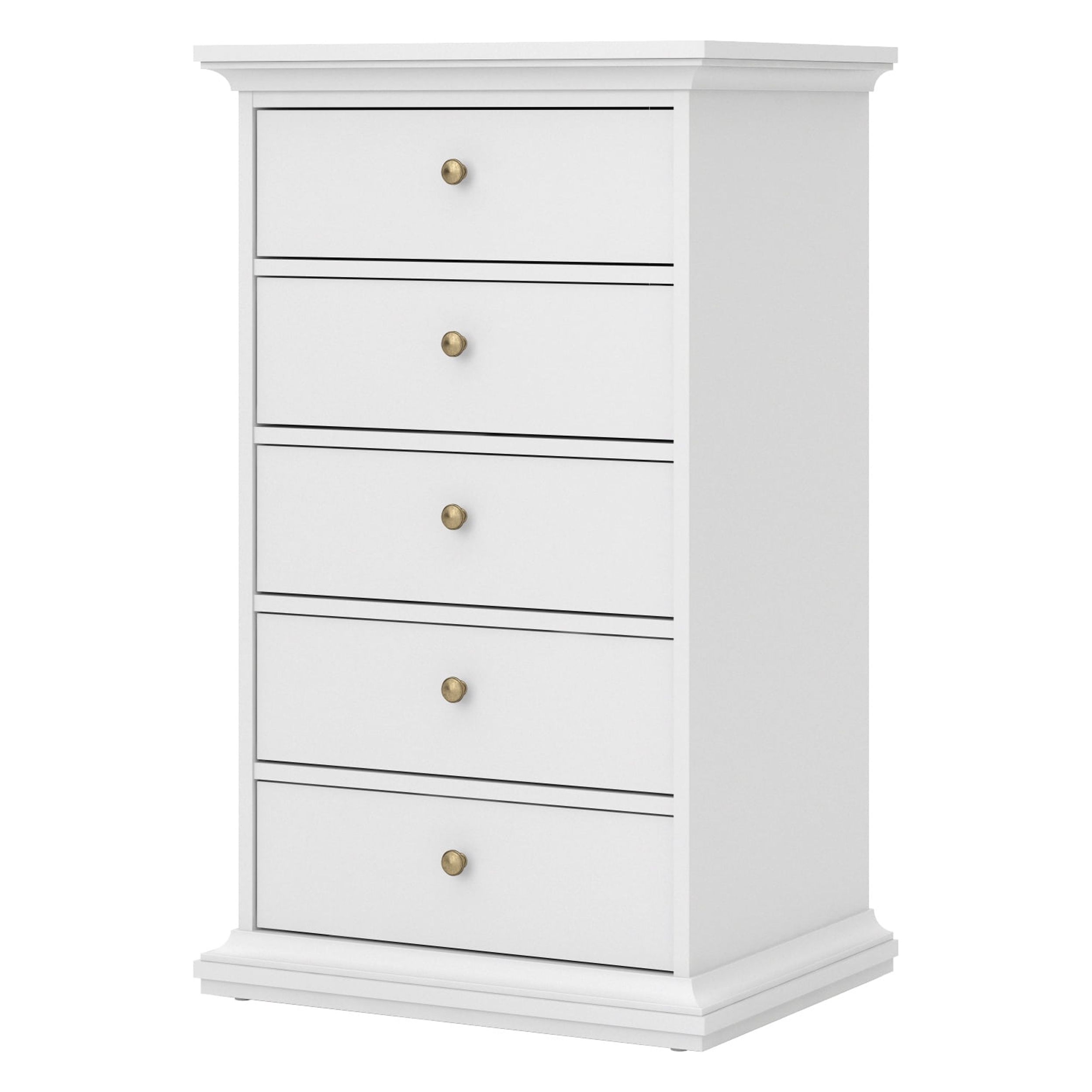 Maison Park 5 Drawer Chest, White