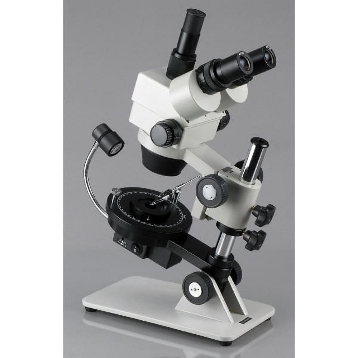 AmScope 3.5X-90X Jewel Gem Stereo Zoom Microscope + 1.3MP Camera New