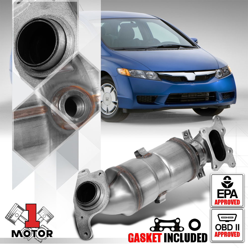 Stainless Exhasust Manifold Catalytic Converter for 06-11 Honda Civic DX/LX/EX