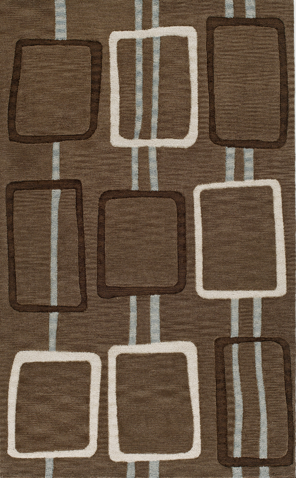 Dalyn Transitions Area Rug TR18 Tr18 Brown Rectangles Boxes 2' 6