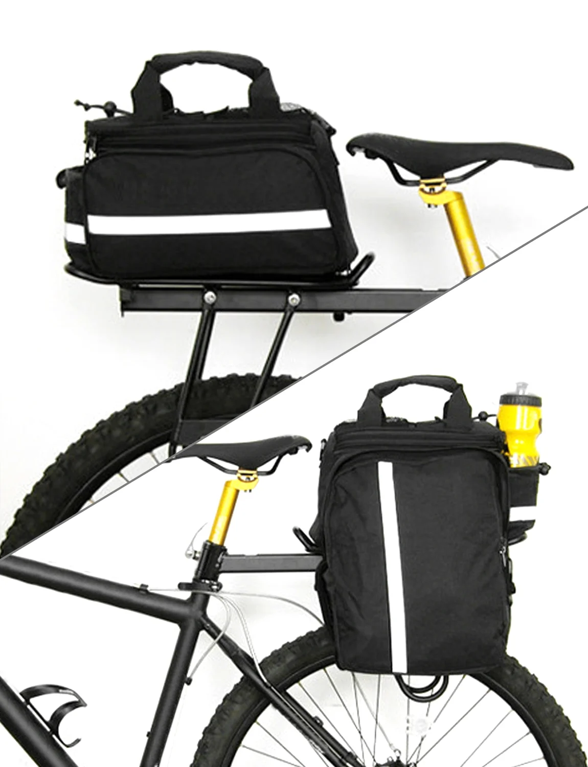 Lixada Bike Pannier,With Rain Cover Seat Waterproof Mtb Waterproof Mtb Bike Rear Seat 13l Bike RearQahm Bike 13l Bike Mewmewcat