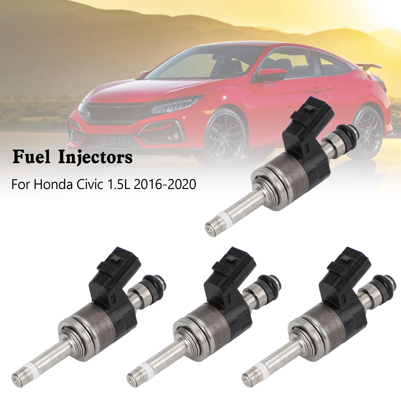 4PCS Fuel Injectors 16010-59B-315 Fit for Honda Civic 1.5L 2016-2020 16010-59B-305