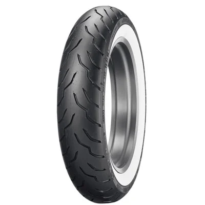 Dunlop American Elite Front Motorcycle Tire MT90B-16 (72H) Wide White Wall for Harley-Davidson Road Glide FLTR/I/X 1998-2008