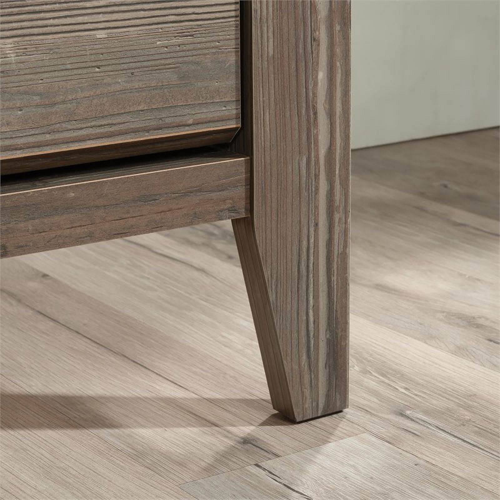 Pemberly Row Engineered Wood 6-Drawer Bedroom Dresser in Pebble Pine