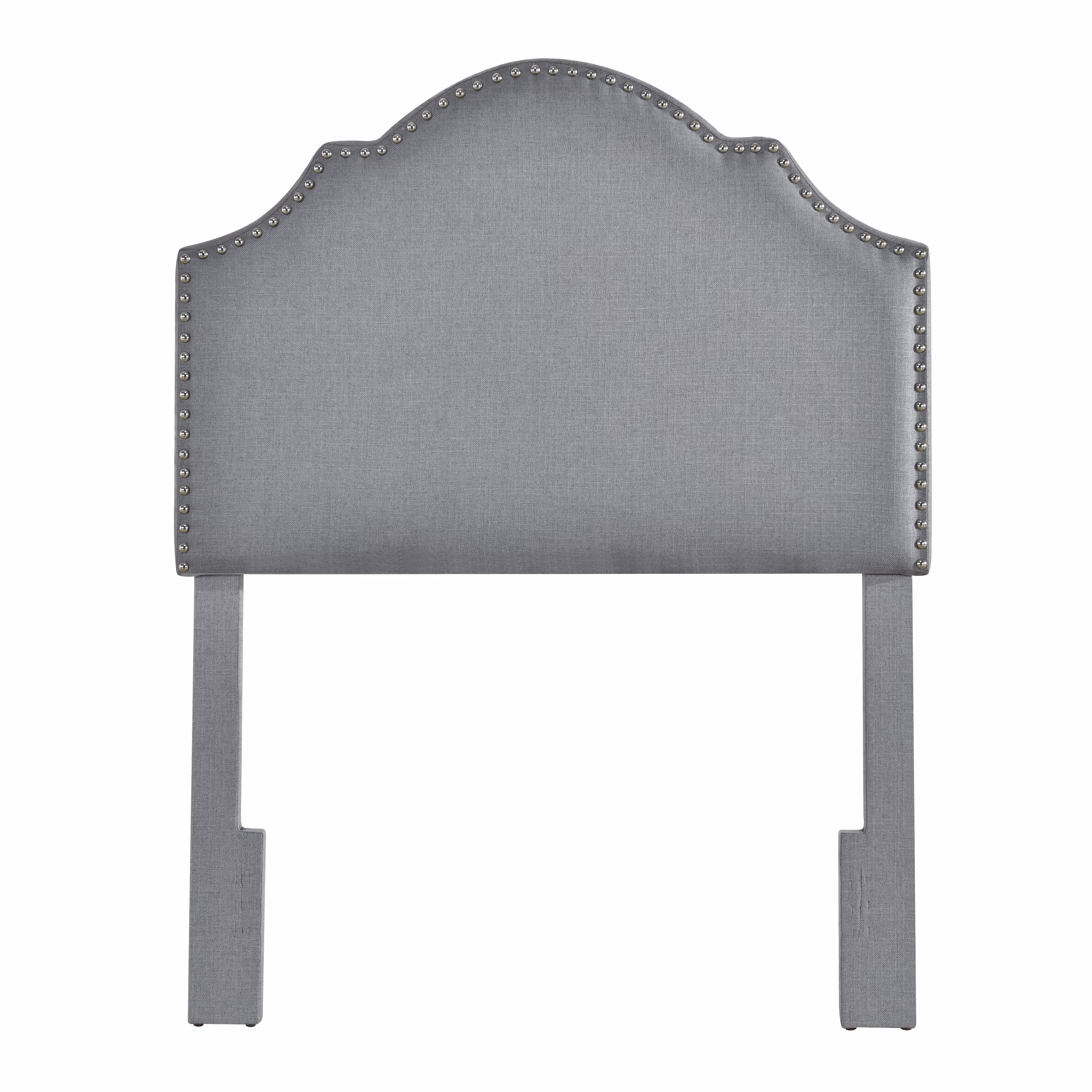 Twin Nail Trim  HB in Charcoal Gray