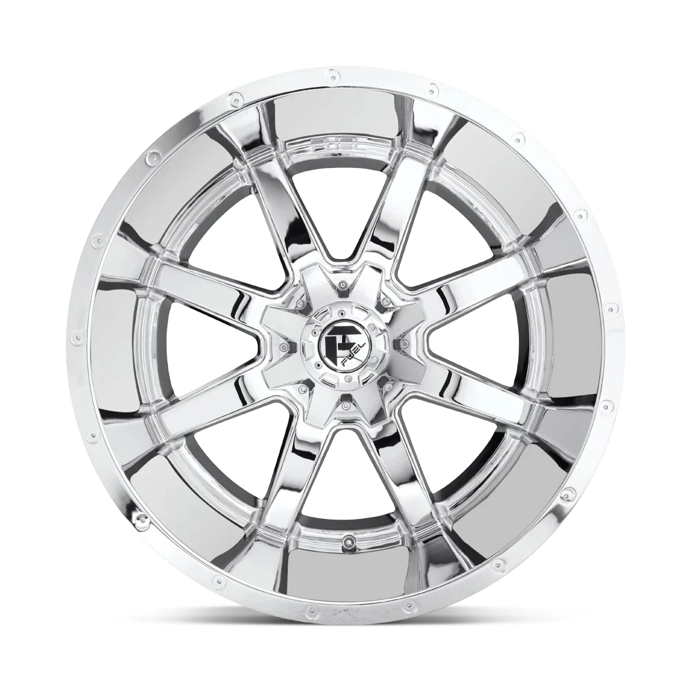 Fuel 1PC Aluminum Rim D536 MAVERICK 22X10in Chrome Plated Finish, D53622001757
