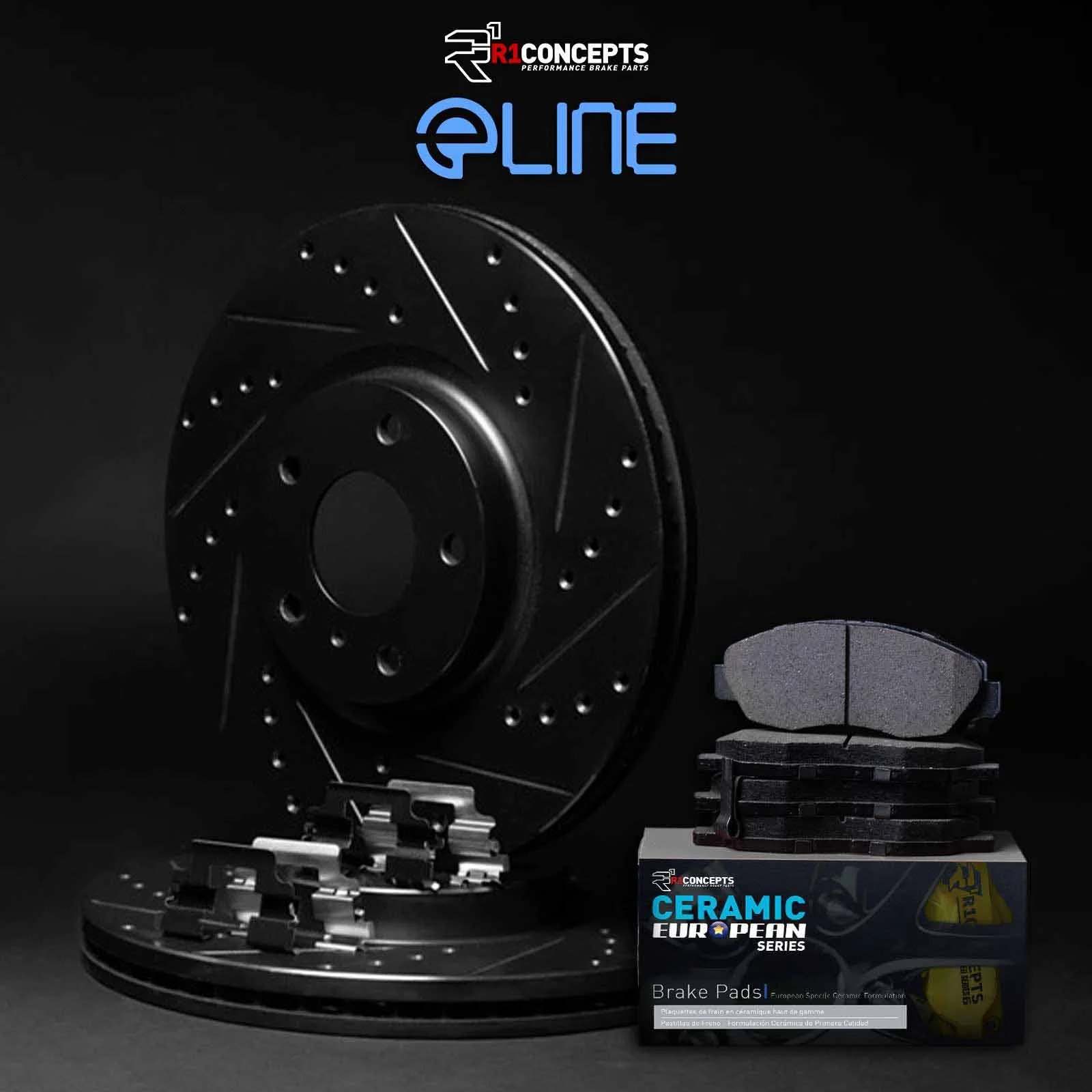 R1 Concepts Front Brakes and Rotors Kit