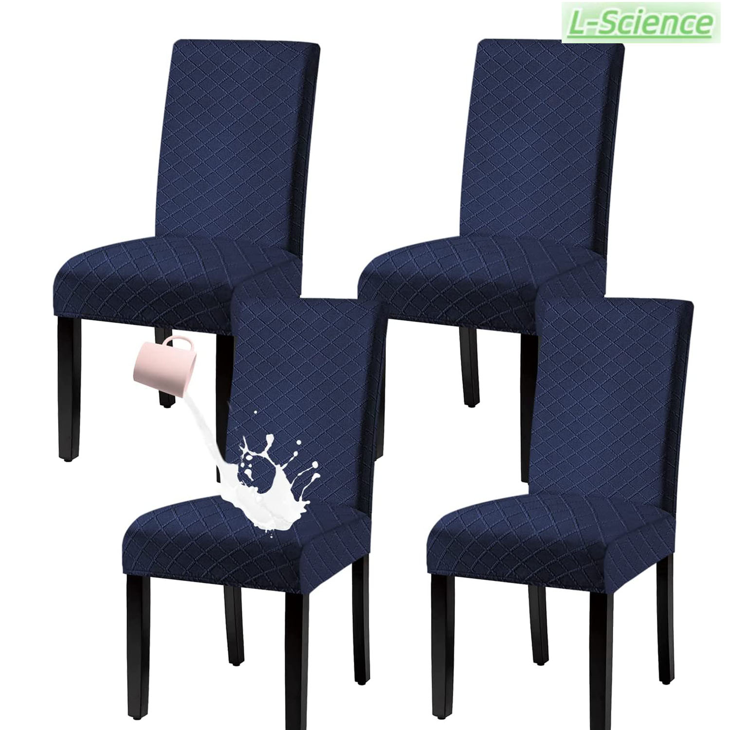 Waterproof Dining Chair Cover,Spandex Fabric Fit Stretch Chair Slipcover,Removable Washable Jacquard Parsons Chair Covers?