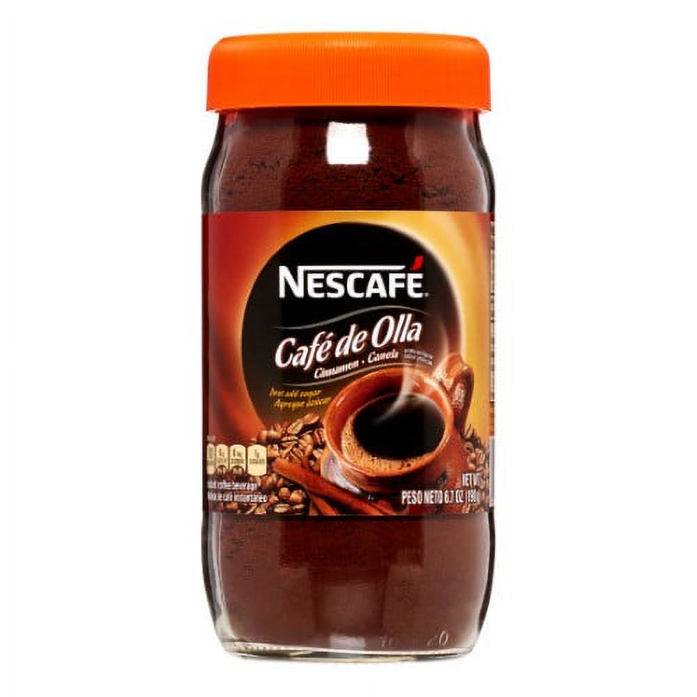 Nescafe Instant Coffee- Powder Cinnamon - 6.7 Oz (Pack of 8)