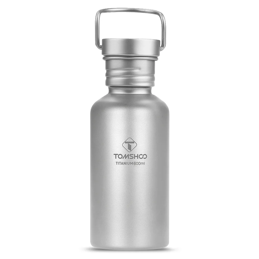 ametoys 600ml Full Titanium Bottle Ultralight Outdoor Camping Hiking Cycling Bottle