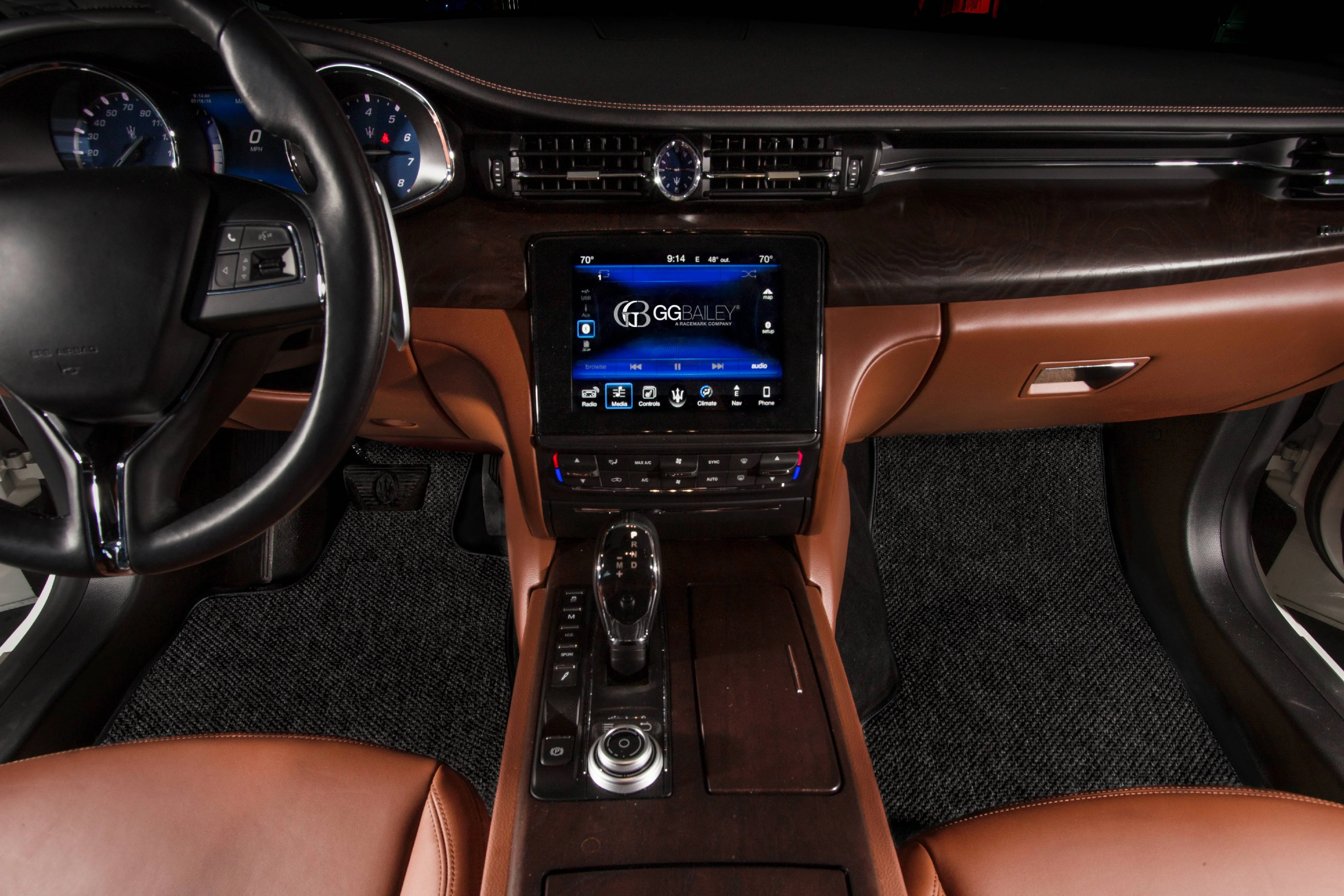 GGBAILEY Tesla Model X (7 Passenger with 3rd Row) Charcoal All-Weather Textile™ Car Mats, Custom Fit for 2016, 2017, 2018, 2019, 2020 - Driver, Passenger & Rear Carpet Car Mat