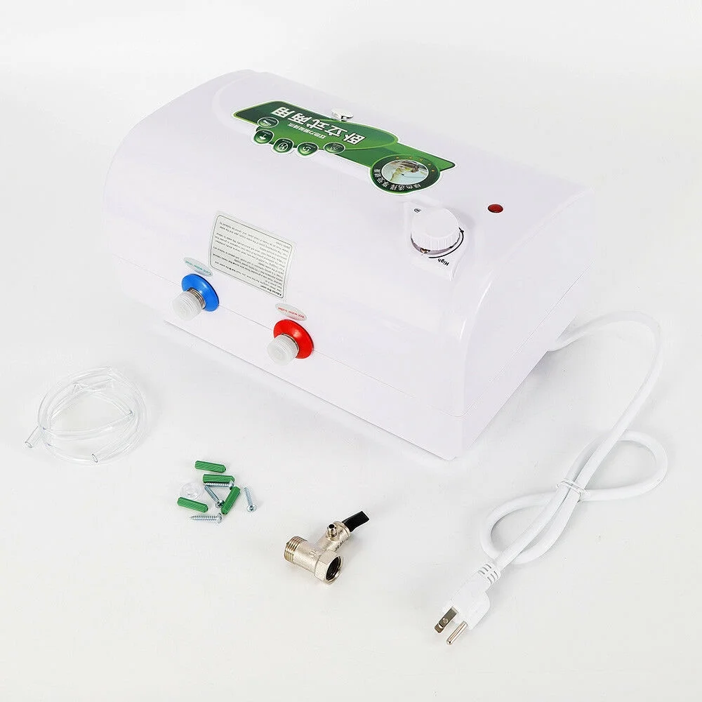 TOOL1SHOoo 6L 30℃- 75℃ Electric Shower Water Heater for Bath 110V 1500W