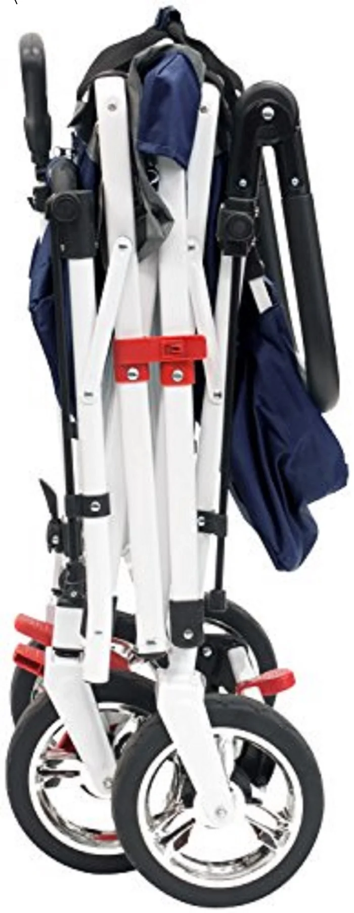 Creative Outdoor Push and  Pull Stroller Wagon with Removable Canopy | Navy