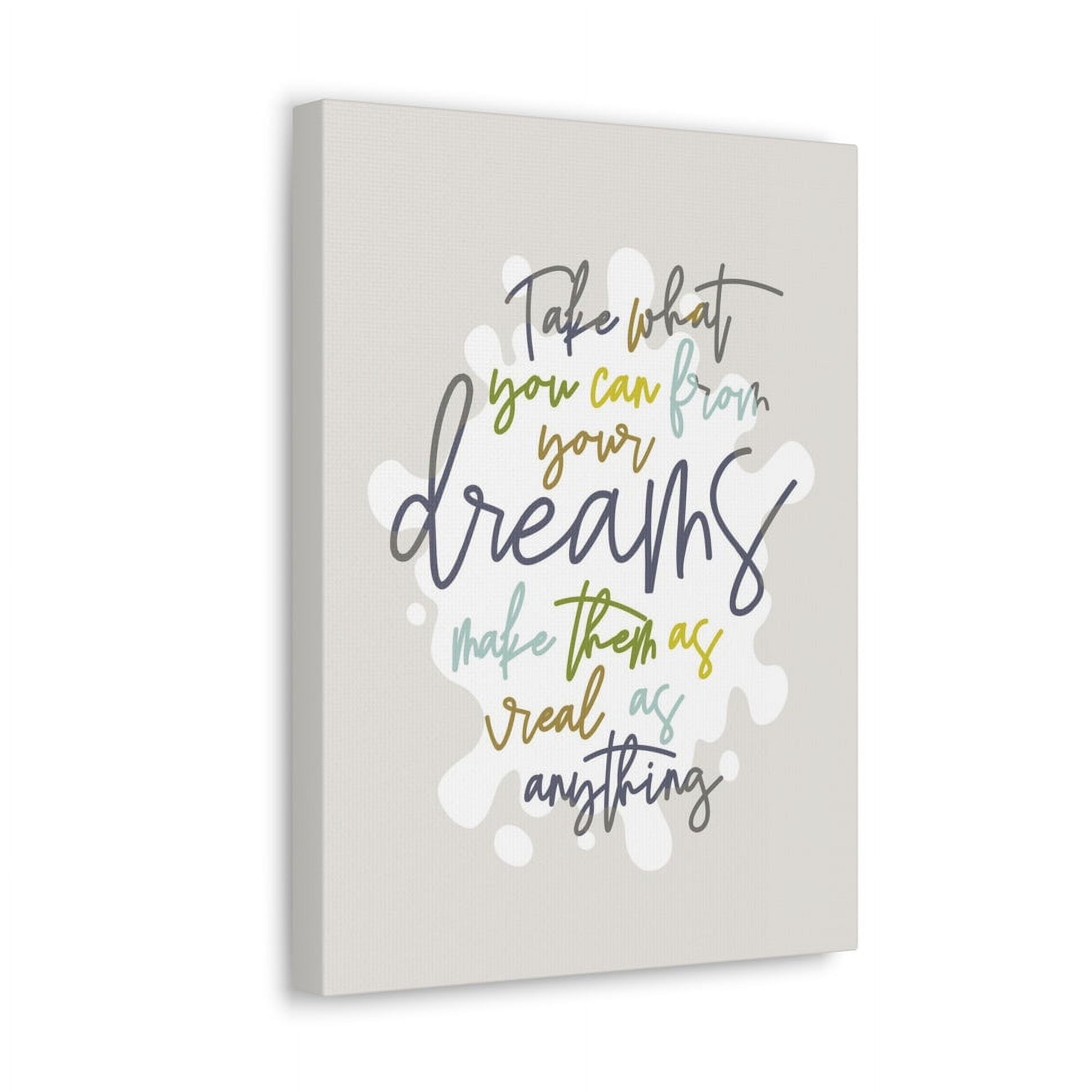 Modern canvas wrap inspired by Grey Street by Dave Matthews Band, inspirational song lyric wall art print, 12x16”