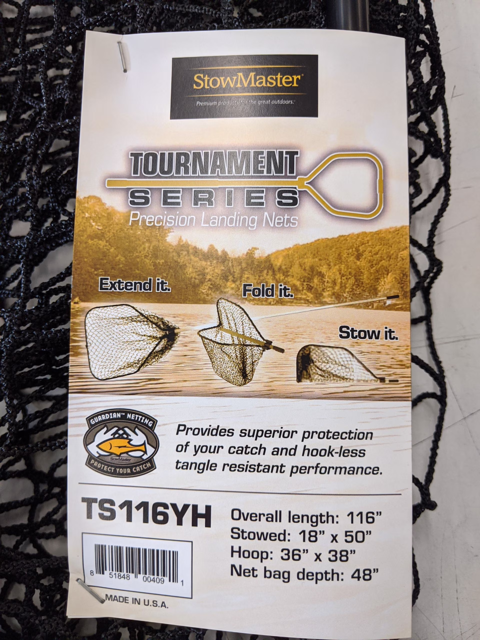 Norsemen TS116YH- Muskie Net 116″ Heavy Tournament Series Nets