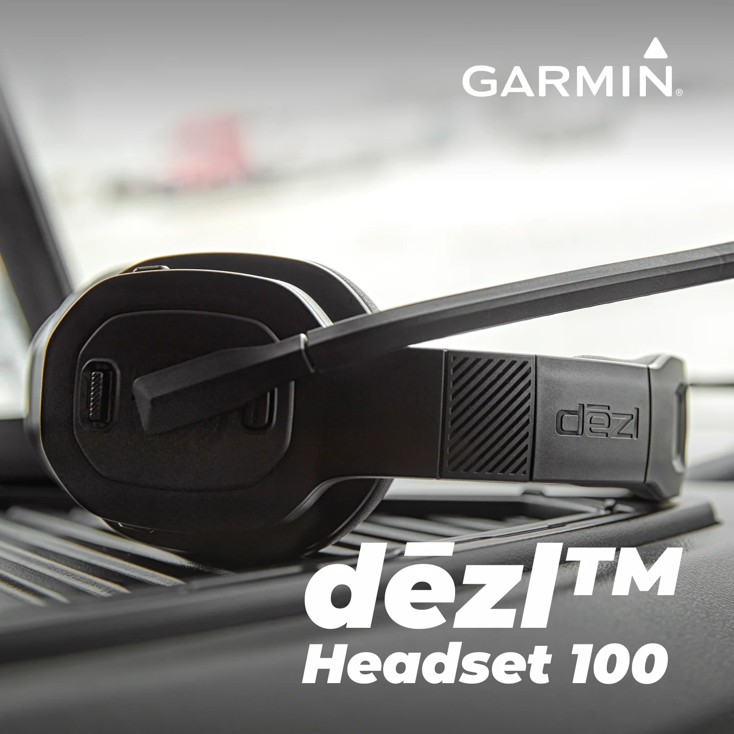Garmin Dezl Headset 100 with Wearable4U Power Pack Bundle