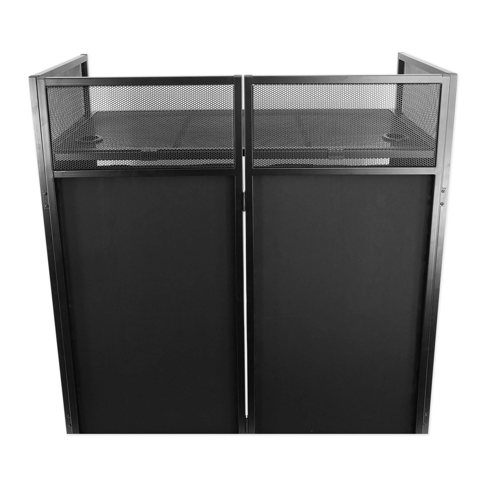 Rockville ROCKBOOTH DJ Event Booth Facade w/Built in Table+Travel Bag+Scrims